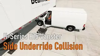 H-Series H15 Vanster | Side Underride Collision | Slow Motion Crash Test