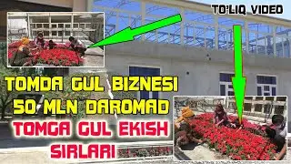 ЎША МАШХУР ГУЛЧИ БН СУХБАТ. ТОМДА ГУЛ ЕТИШТИРИШ ВА ГУЛ БИЗНЕС И👆🌷KARANTIN PAYTIDA DAROMAD OLISH