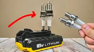 🔥Why haven't you patented this yet? Just one spark plug inserted into the battery!