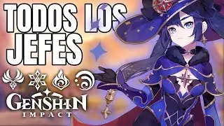 Genshin Impact | Todos los Jefes elementales del Mapa | Gameplay en Español