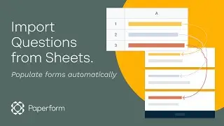 How to Import Form Questions from Google Sheets