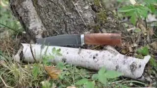 Дамасск вручную, рукоять/Damascus manually handle.