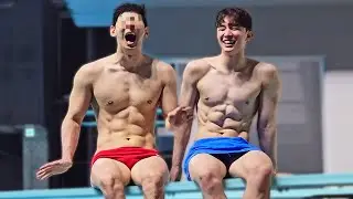 Diving with a tight red speedo! 😂 (Diving: pt.2)