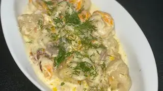 Жареные пельмени