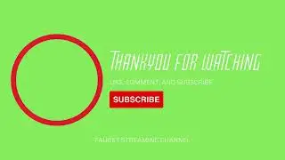 Youtube intro green screen for gaming channel