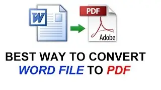 How to Convert Word file to PDF 2015