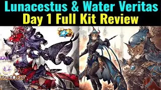 Ashen Lunacestus & Water Veritas Full Kit Review - Final Fantasy BE: WOTV JP