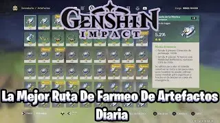 La Mejor Ruta De Farmeo De Artefactos Diaria Genshin Impact