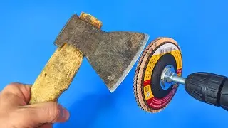 A lumberjack with experience shared a SECRET! An axe is sharper than a razor