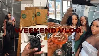Weekend Vlog: Cocktail Class, Canon V10, Meeting New Girls, Whole Foods + More ᡣ𐭩