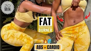 20 Min FAT BLUSTER, SWEATY HIIT CARDIO & ABS❤️‍🔥Burn Belly Fat | No Equipments