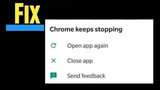 Chrome keeps stopping | How to fix chrome keeps stopping