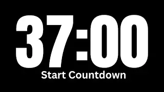 37 Minute Timer │ Countdown Timer 37 Minutes │ Silent Timer