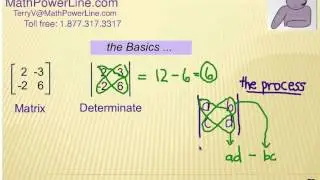 Finding Determinates: 2 X 2 Practice Problems