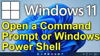 ✔️ Windows 11 - How to Open an Command Prompt (CMD) or Windows Power Shell
