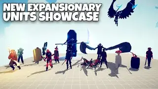 ALL NEW EXPANSIONARY UNITS SHOWCASE - UPDATE!!! - Totally Accurate Battle Simulator TABS