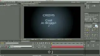 How to make film and movie credits   After Effects Tutorial
