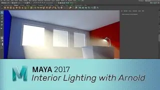Maya 2017 - Interior Lighting with Arnold