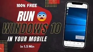 How to run windows 10 in your mobile easily | cloud serice | cloud computing | pledge |2022 #windows