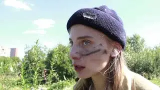 В огне