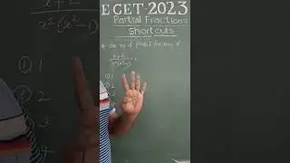 Free Ecet Logics || Techniques||Partial Fractions Short Cut#12