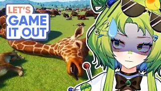 THOSE POOR ANIMALS...! | Let's Game It Out (Planet Zoo) First Time VTuber Reaction