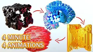 4 ANIMATIONS IN 4 MINUTES | Blender 3.0 Beginner Tutorial | Geometry Nodes Animation | Part 2