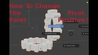 How To Change the Pivot Point Position In Blender 2.82 | How To Rotate Objects In Blender