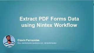 Extract Data from PDF Form using Nintex Workflow
