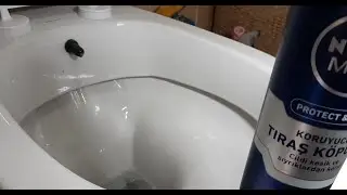 Traş köpüğü tuvaletine sürün değişimi görün