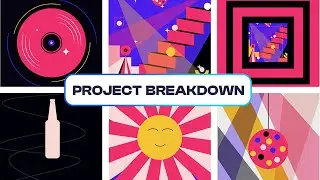 Motion graphics project breakdown - Party Project