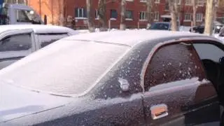Завожу дизельный Toyota Crown (Кроун) зимой в  -26