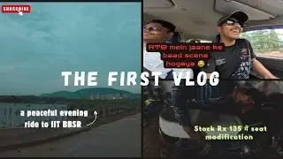 Stock Rx 135 Seat Modification | Rto Jaate Waqt scene hogaya 😂 | My First Vlog