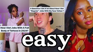 getting jobs with face tattoos #tiktok