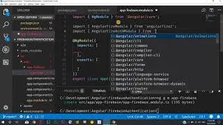 Firebase Authentication 1 - Installation and Setup