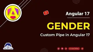 Gender Custom Pipe in Angular 17 | angular 17 tutorial 