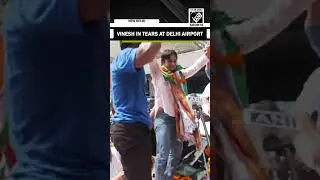 Wrestler Vinesh Phogat in tears as she receives grand welcome at Delhi Airport
