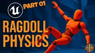 Unreal Engine Ragdoll Physics Tutorial -  Blueprint Component + Interface Setup - Part 01