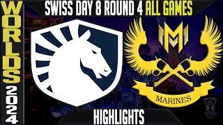 TL vs GAM Highlights ALL GAMES | LoL Worlds 2024 Swiss Stage Day 8 Round 4 | Team Liquid vs Gigabyte