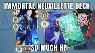 Neuvillette Has More HP Than Whale With This Deck! | Genshin TCG