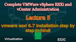vmware esxi 6.7 installation step by step in hindi (Lecture-5)