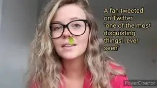 Amie Johnson ATE HER SNOT!