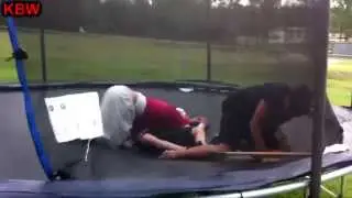 Trampoline Wrestling: KBW- 6 Man Elimination for the Title