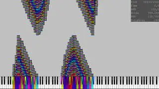 (Single art tester) My second attempt at recreating ooo 000's MIDI art. (#3.5, compiled version.)