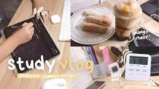 STUDY VLOG 📓// No more summer class.. Productive summer break!👩‍🏫 Advance studying, haul, notetaking