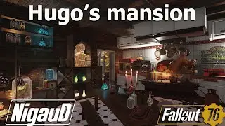 Fallout 76 camp : Hugo's Mansion . Skyline Valley