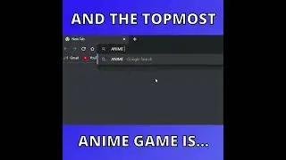 and the topmost anime game is...