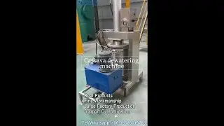 Comment essorer les mailles de manioc pour produire du garri et de la farine de manioc ?/dewater