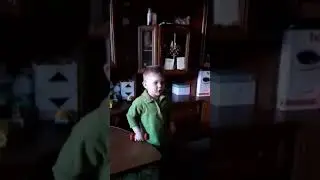 Зарядка Борьки у бабуси