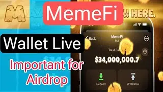 MemeFi wallet connect | MemeFi | MemeFi daily combo | MemeFi new update